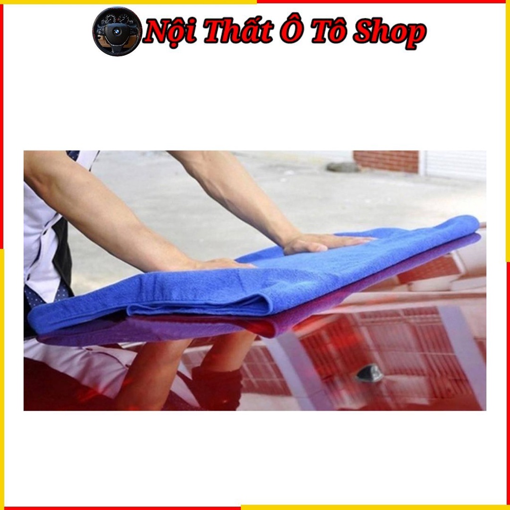 Khăn Lau Ô Tô Xe Hơi Chuyên Dụng Lau Bếp Lau Kính Lau Tay Màu Xanh Cao Cấp Siêu Sạch Siêu Thấm | Nội Thất Ô Tô Shop