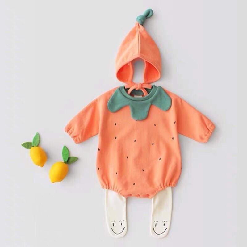 Body carrot kèm mũ Sz 100 newtag