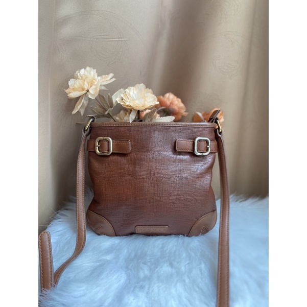 Túi đeo chéo đựng đt da thật hiệu NiCole