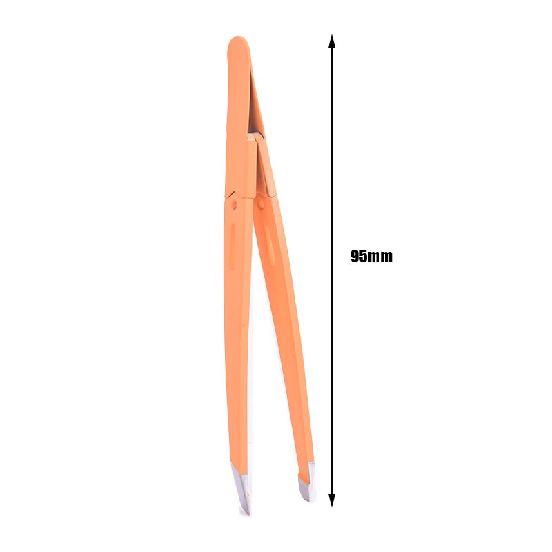 NEW ACVN Eyebrow Tweezer Hair Beauty Fine Hairs Puller Stainless Steel Slanted Eye Clips