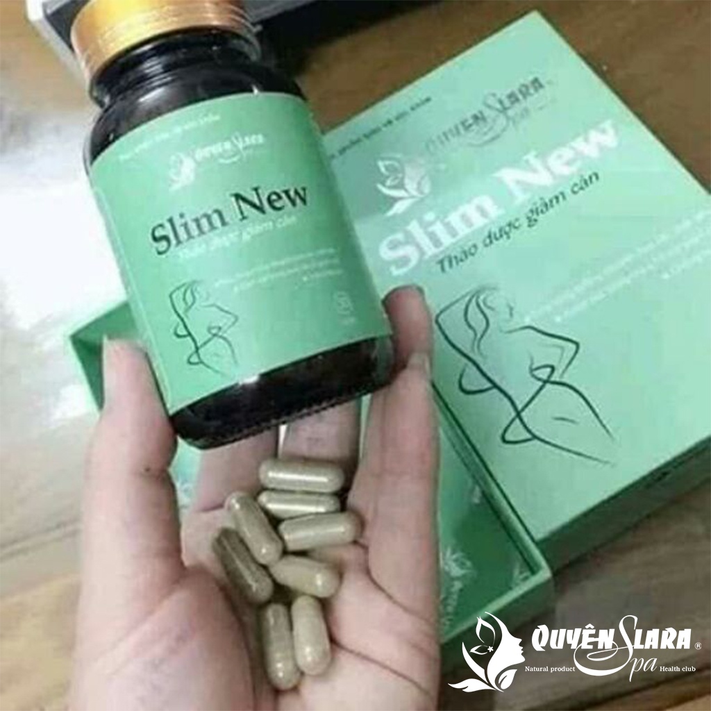 Viên uống giảm cân giảm béo SLIM NEW quynhanhspa20 dùng cho người thừa cân, béo phì, người muốn giảm béo