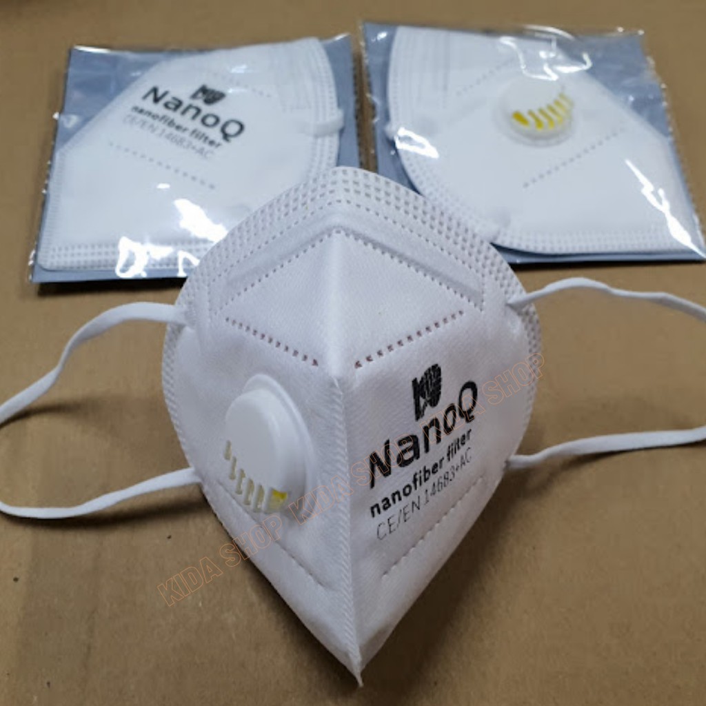 Khẩu trang y tế 5 lớp NanoQ N95 có màng lọc Nano an toàn, ngăn bụi mịn, ôm khít mặt mà vẫn thoáng đẹp
