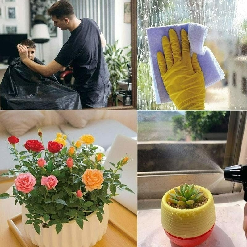 Bình Xịt Nước Bằng Nhựa Trong Suốt Đa Năng Có Thể Tái Sử Dụng