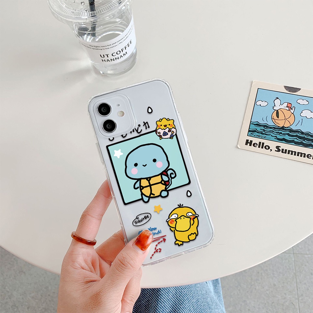 Ốp Điện Thoại Tpu Mềm Chống Sốc In Hình Pokemon Cho iPhone 11 12 13 pro max XS X XR XSMax 7 8 6 6s plus 5 4 SE 2020