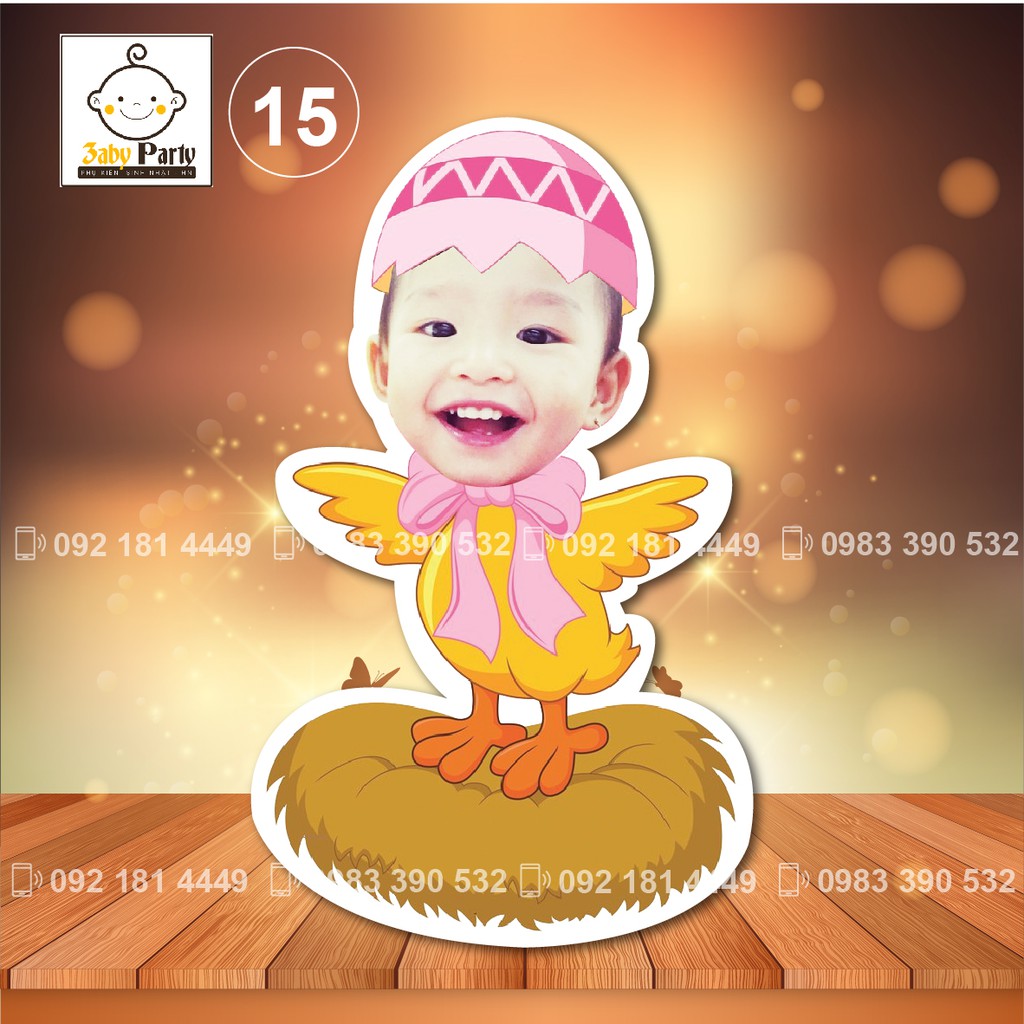 Chibi trang trí sinh nhật siêu rẻ