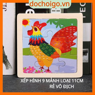 Đồ chơi tranh ghép Puzzle 9 miếng giúp bé thỏa sức sáng tạo