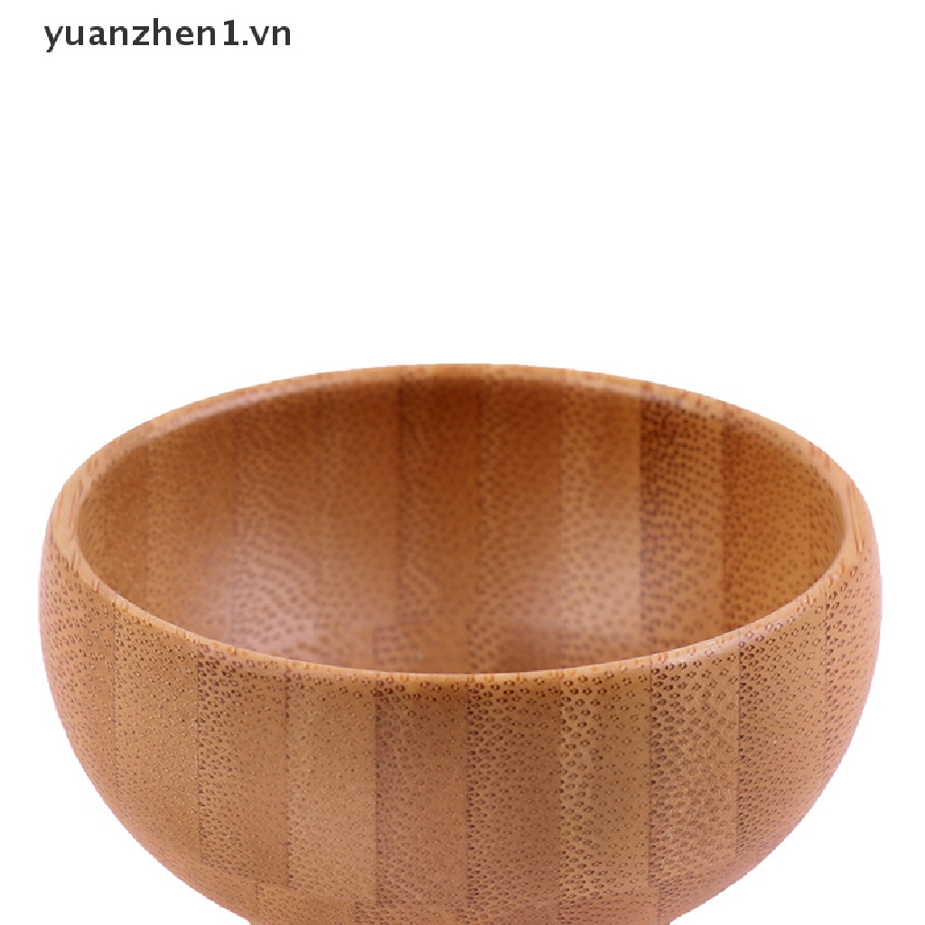 [Hàng mới về] Bộ bát trộn mặt nạ kèm muỗng nhỏ bằng tre thân thiện với môi trường chăm sóc da mặt