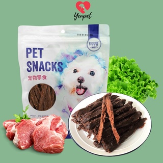 Thức ăn cho chó Bidy Pet Snack thịt bò sấy khô tăng cường dưỡng chất -400g- Csp47