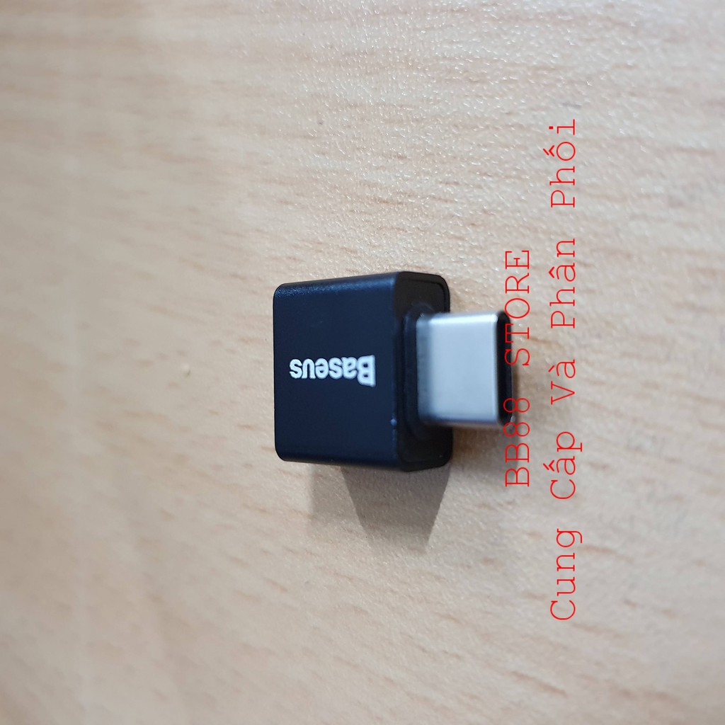 Đầu chuyển OTG USB Type C sang USB Chất Lượng Cao Baseus (TYPE C Male to USB Female Cable Adapter Converter)