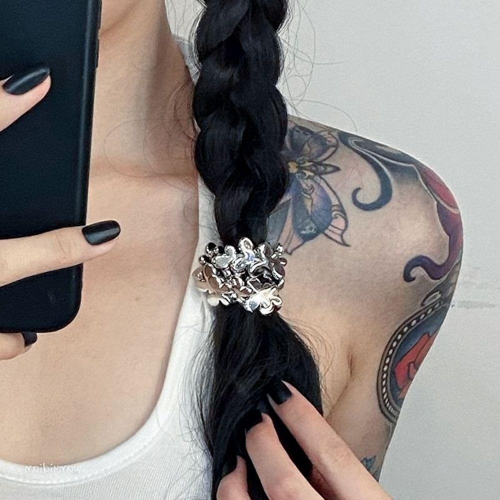 Dây Buộc Tóc Hình Bướm Phong Cách Harajuku Thanh Lịch