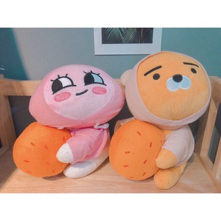 [Apeach Ryan Kakao friends] gấu bông đào rian mặc áo ôm cam