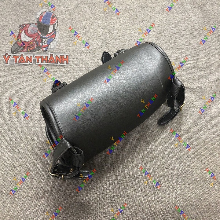 Túi Da Tròn Treo Đầu Xe Moto MS2378