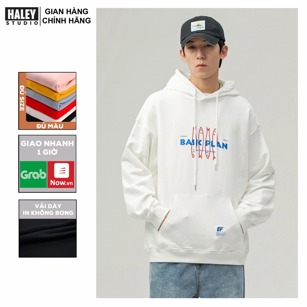 Áo Hoodie Nam Nữ unisex phong cách Hàn Quốc cá tính, Áo chất nỉ cá sấu mã HD049 - Tặng vòng tay xinh - HaleyStudio