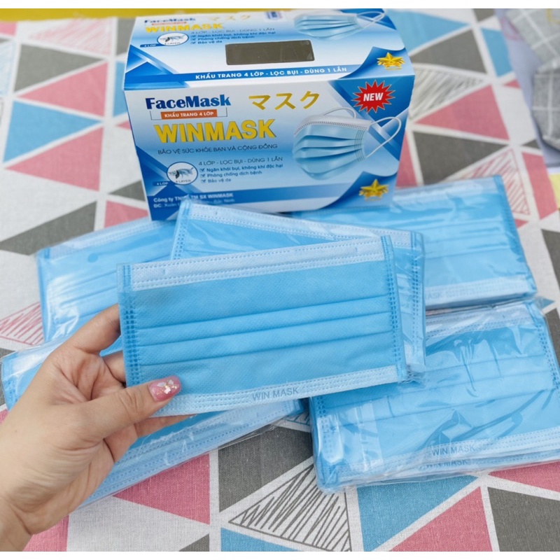 Hộp Khẩu Trang Y Tế 4 Lớp (50 cái) | BigBuy360 - bigbuy360.vn