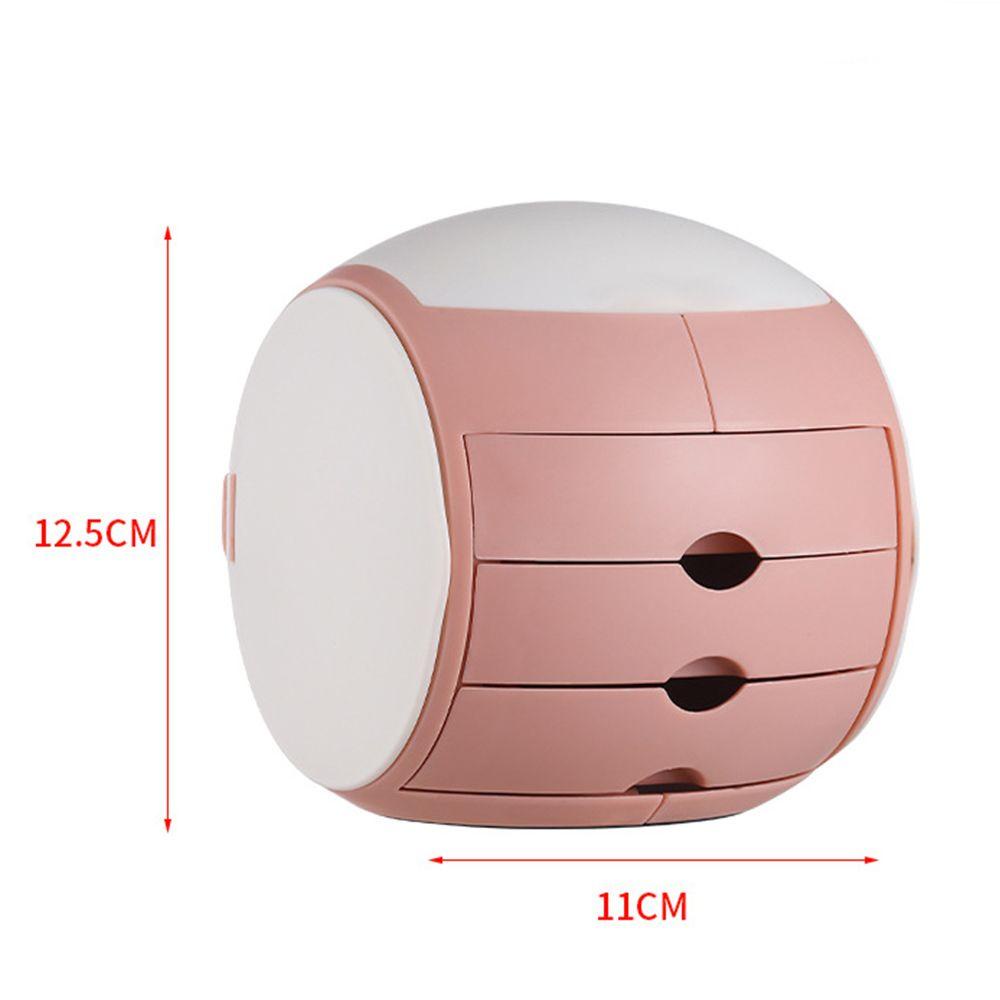 Hộp Đựng Đồ Trang Sức Mỹ Phẩm Có Gương Trang Điểm