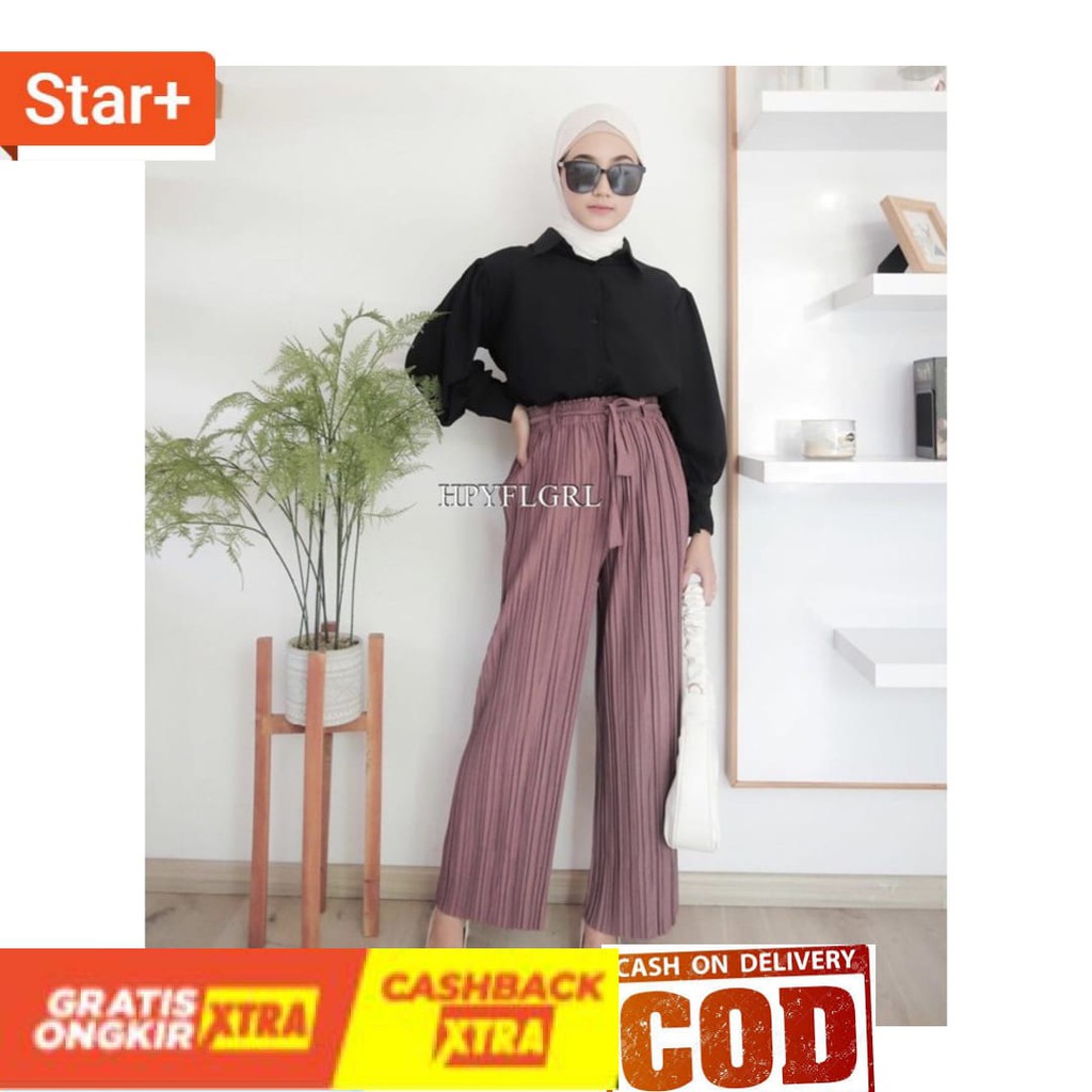Quần Baggy Ống Rộng Họa Tiết Ca Rô Thời Trang Dành Cho Nữ | BigBuy360 - bigbuy360.vn