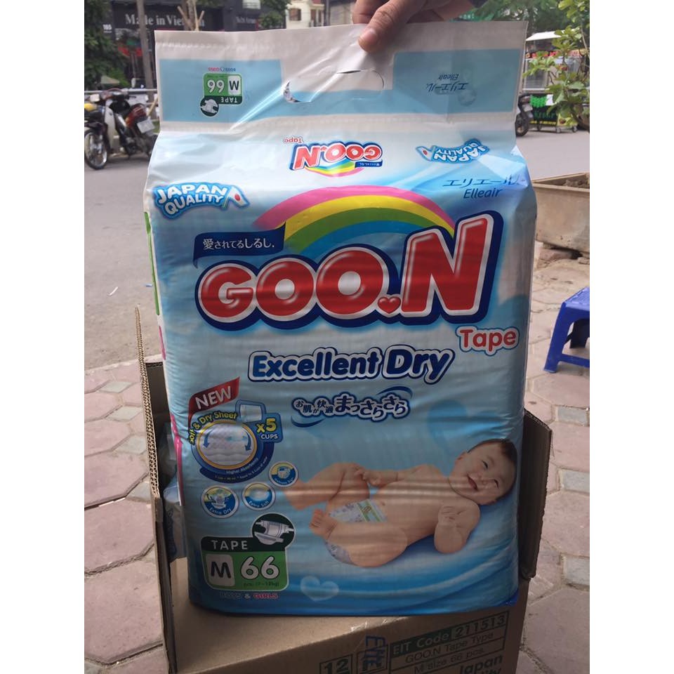 (Shopee trợ giá) Bỉm goon Slim quần/dán size M66/L56/M60/L48/Xl42/XXl34 - Hàng có sẵn