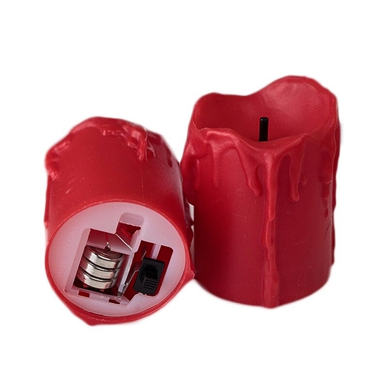 Nến điện tử có đèn led nhiều màu sắc dùng trang trí tiệc