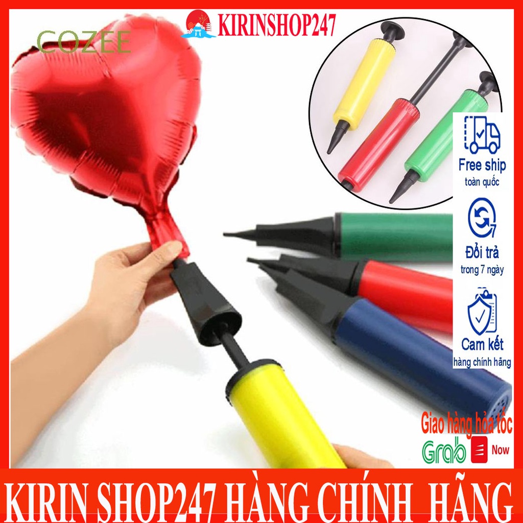 Dụng cụ bơm bóng cầm tay Mini siêu tiện dụng