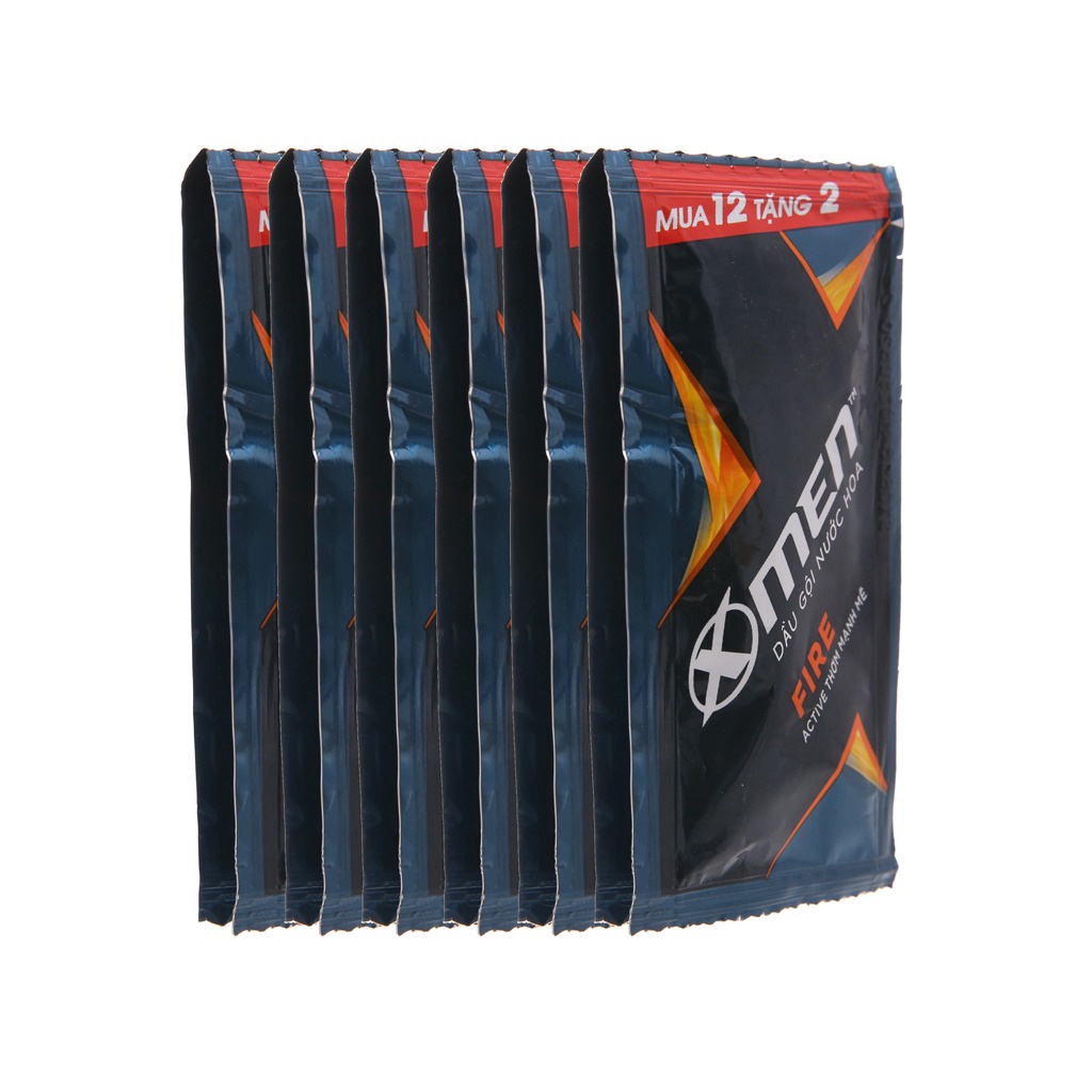 Dầu gội nước hoa XMen For Boss Intense/ Wood/ Fire 5g x 10 gói