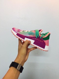 ( Ảnh thật ) Sneaker Human Race tím dây xanh v2