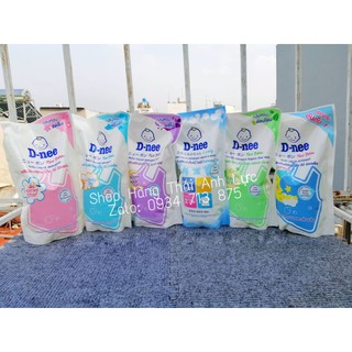 Nước giặt xả quần áo Dnee túi 600ml