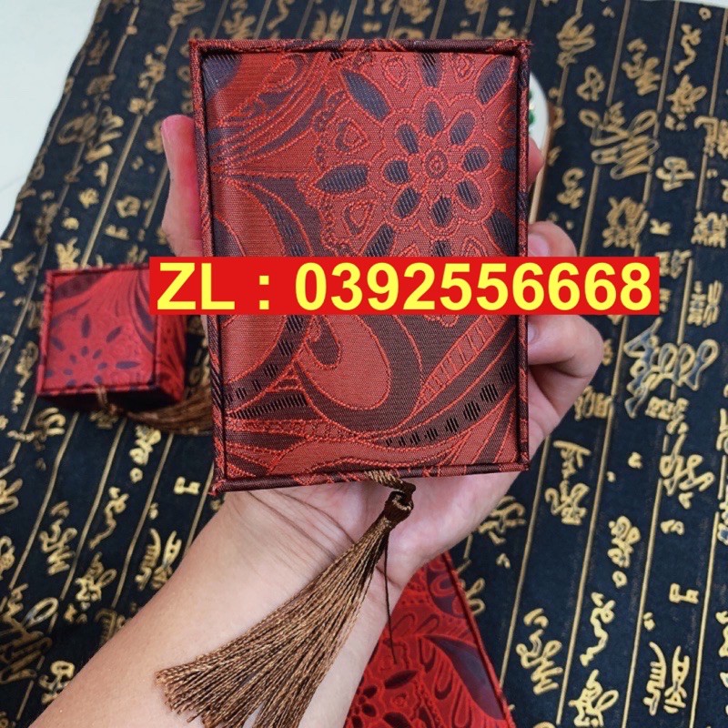 Hộp gấm 7,5x10 thêu hoa ❤️siêu đẹp❤️ sẵn sll | WebRaoVat - webraovat.net.vn