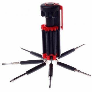 Bộ tua vít 8 in 1 có đèn pin fz-895 e3 in 1
