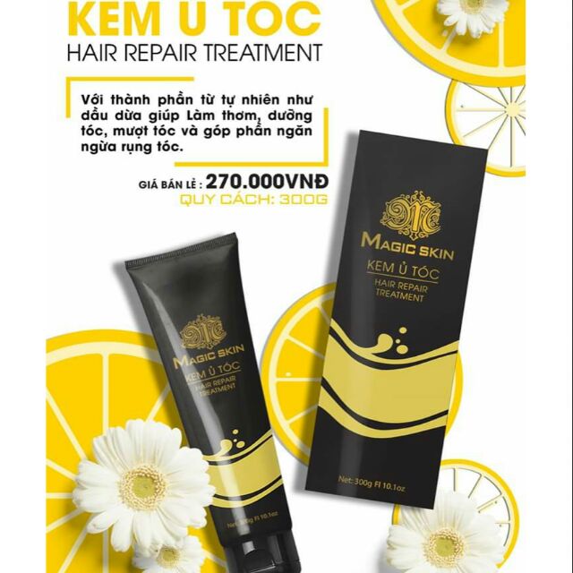 Kem ủ tóc 🌻FREESHIP🌻 KEM Ủ PHỤC HỒI HƯ TỔN KÍCH THÍCH MỌC TÓC MAGIC SKIN