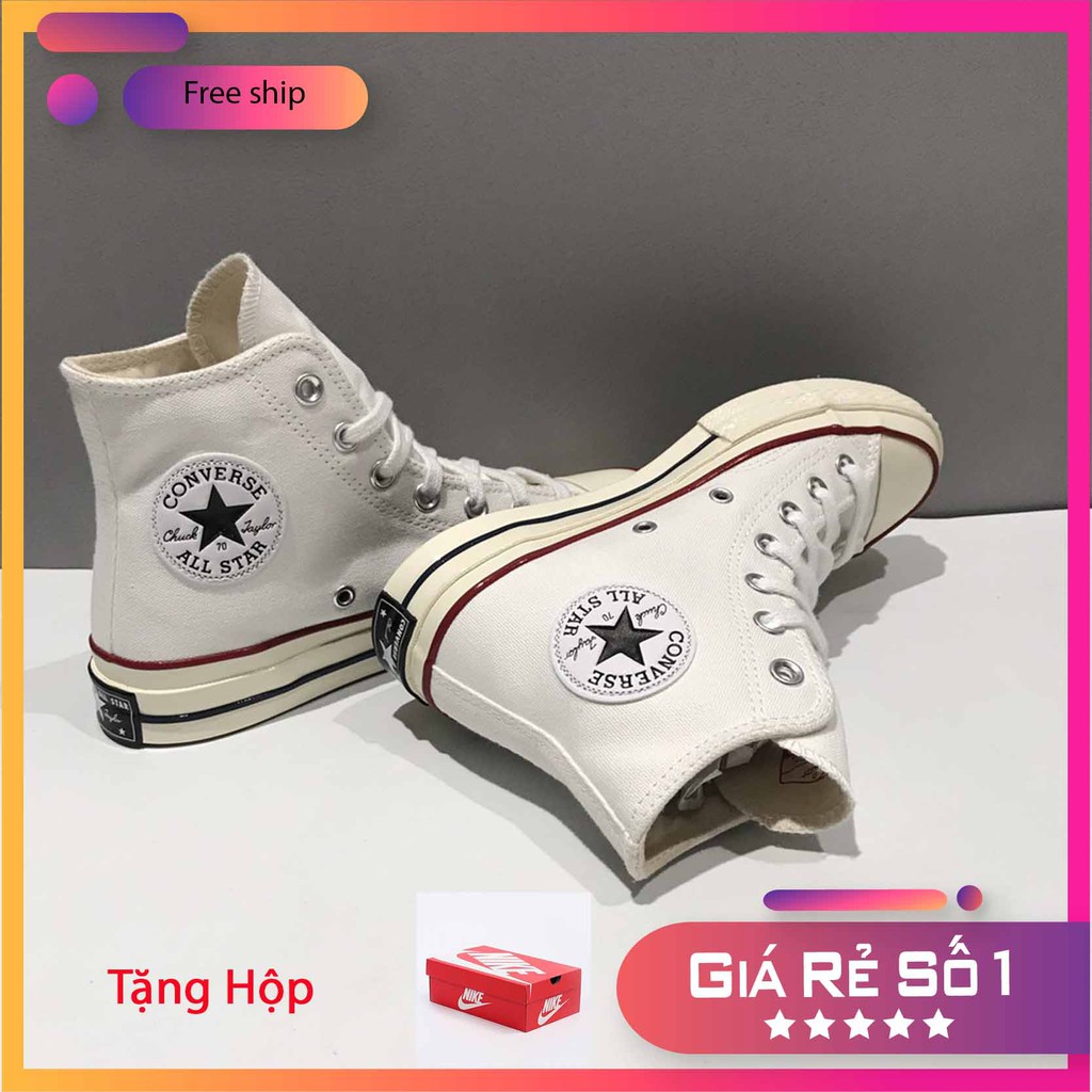 giày cv cổ cao 1970s màu trắng,giày thể thao bata học sinh thời trang ulzzang hàn quốc đẹp giá rẻ đi học đi hottrend