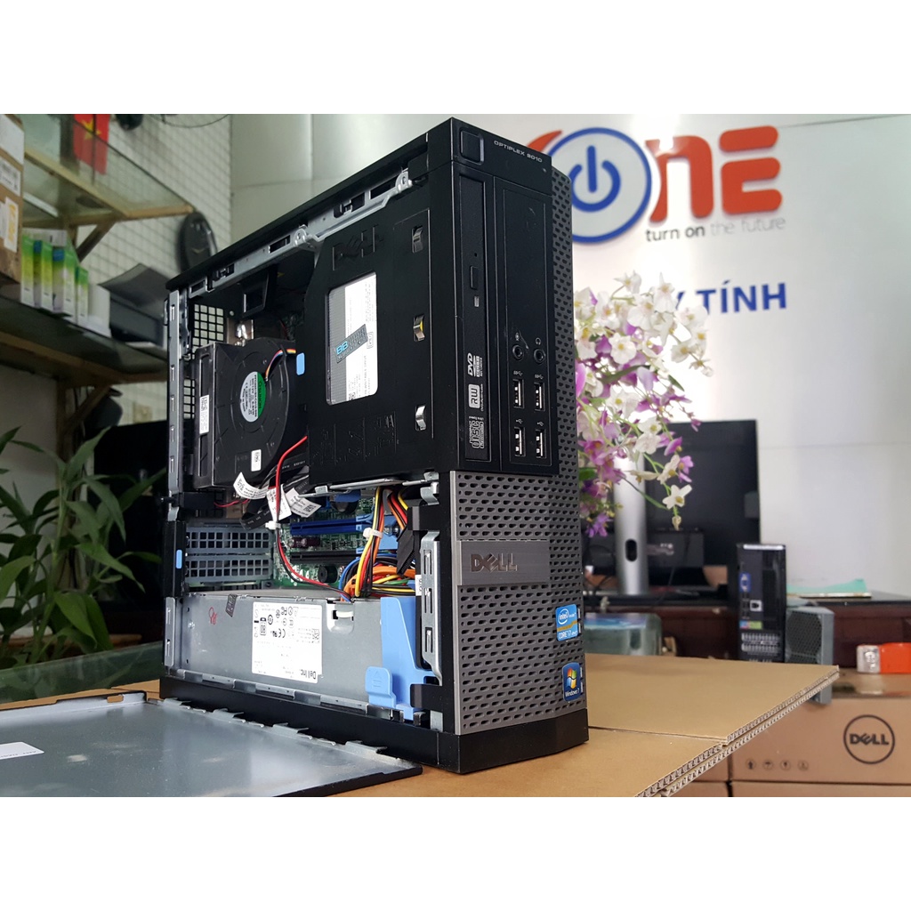 Xác case máy tính Barebone Dell optiplex 790 / 990 Chipset Q77 socket 1155 , Hàng nguyên bản , Mới 99% full hộp