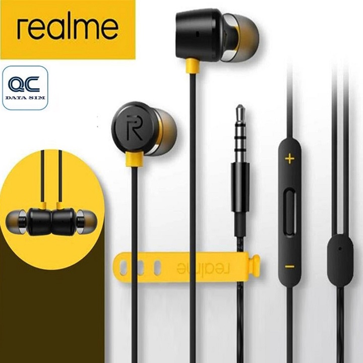 Tai nghe realme T-002 Jack 3.5mm Âm thanh chất lượng cao, sống động
