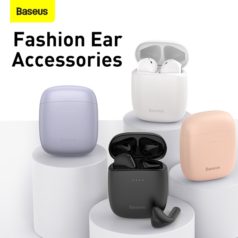 Tai Nghe Thể Thao Không Dây Mini Baseus W04 Pro TWS 5.0 Kèm Hộp Sạc