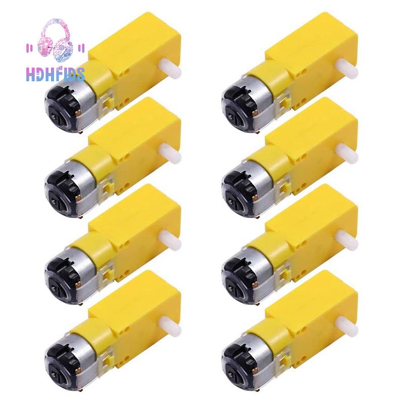 Bộ 8 Mô Tơ DC3V-6V DC Tỉ Lệ 1: 48 Cho Đồ Chơi, Máy Bay Điều Khiển Từ Xa