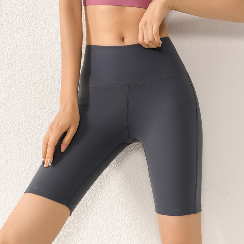 Quần tập gym yoga nữ đùi lỡ chun mông siêu tôn dáng (vải dệt kim) Dk048