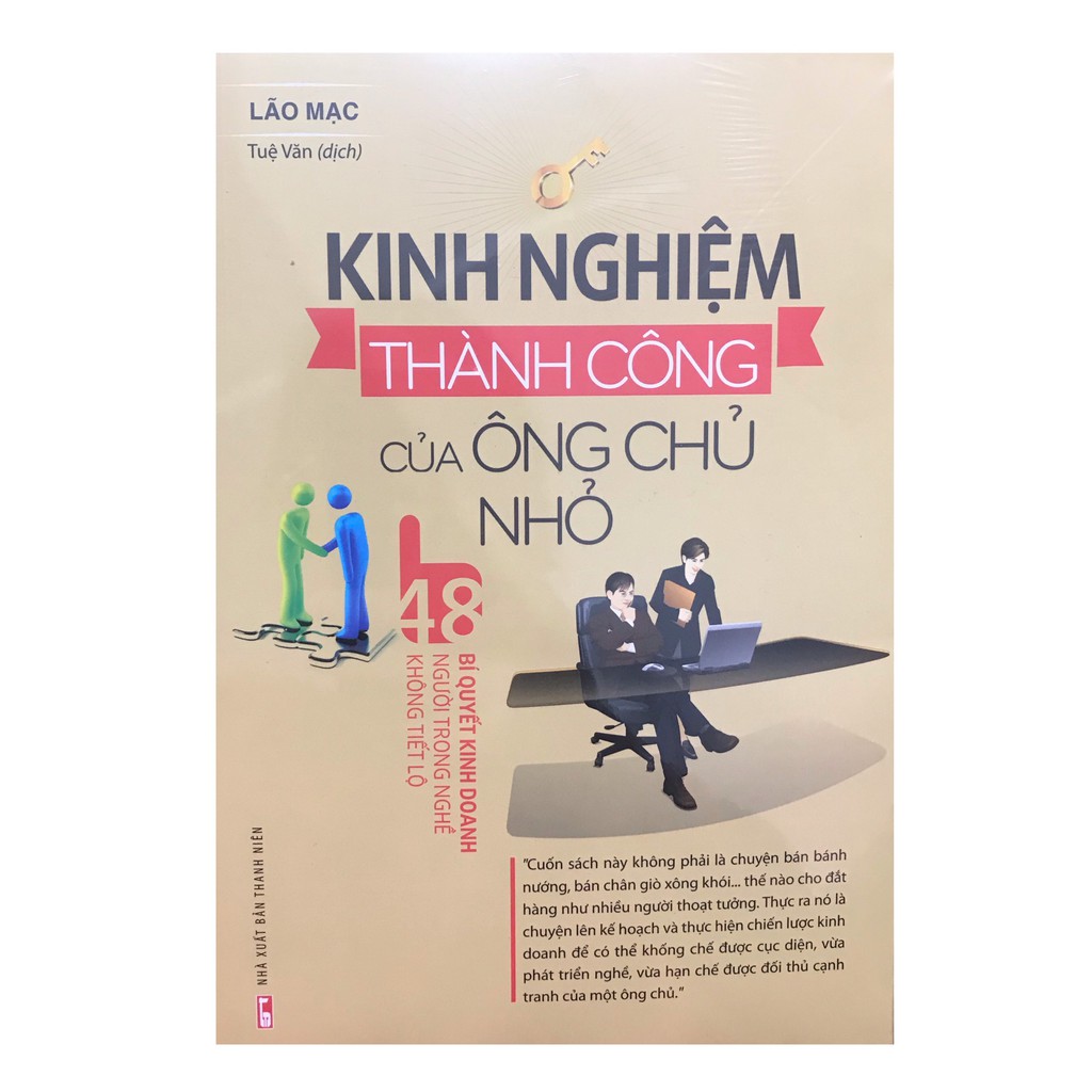 Sách - Kinh nghiệm thành công của ông chủ nhỏ