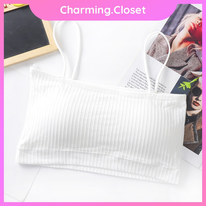 Áo Quây Ngực Có Đệm 2 Dây Croptop Cá Tính | Áo Bra Nữ | Áo Croptop Nữ Kiểu Ôm | BigBuy360 - bigbuy360.vn