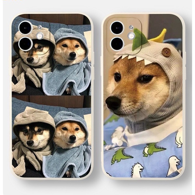 Ốp Lưng Iphone Cạnh Vuông, Bảo Vệ Camera In Hình Cún 7Plus,8Plus,x,xs,xsmax,11,11promax,12,12promax,13,13promax