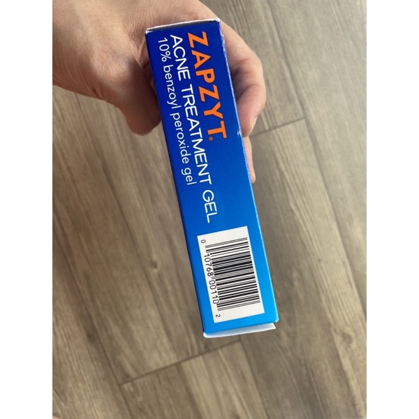 GEL ZAPZYT Maximum Strength 10% Benzoyl Peroxide Acne Treatment Gel dùng cho da mụn tuýp 28.3gr full box