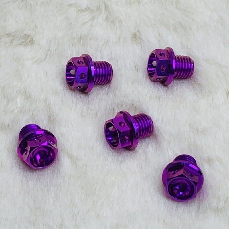 Ốc Chân Gương Titan Gr5 Xịn Đầu SALAYA Gắn Wave Dream Winner Ex Tất Cả Các Dòng Xe