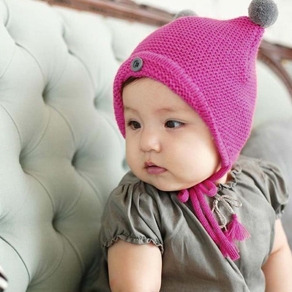 Mũ len bịt tai đáng yêu cho bé