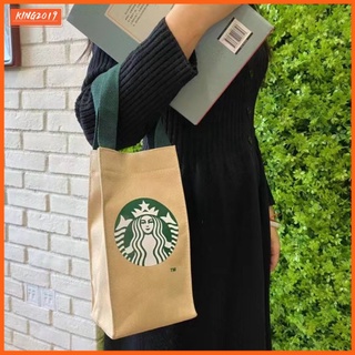  Starbucks Vải Chai Túi | Xô Tote Túi | Starbucks Chai Nước Túi | Xin Botol Starbuck Kain Vải 