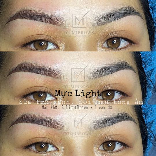 Mực Phun xăm thẩm mỹ Light 5ml / 10ml - Mực Light Yumi phun môi mày mí cao cấp - Dòng mực xăm an toàn
