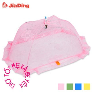 Mùng Chụp Chống Muỗi Cho Bé, Mùng Chụp Gấp Gọn Jiading Cao Cấp Cỡ Đại Dài 110cm