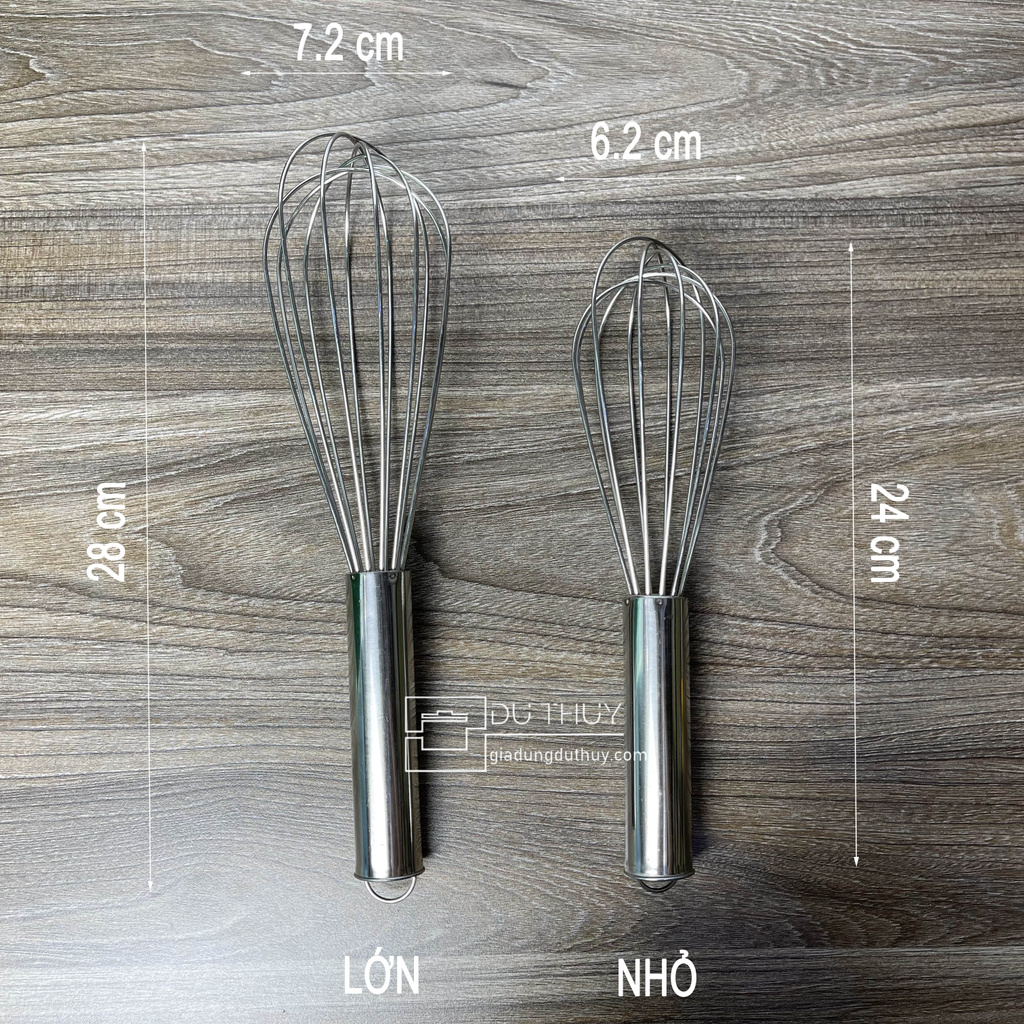 Dụng cụ đánh trứng bằng inox cầm tay dùng cho nhà bếp, dùng để làm bánh, chất liệu inox không gỉ Của Gia Dụng Du Thủy