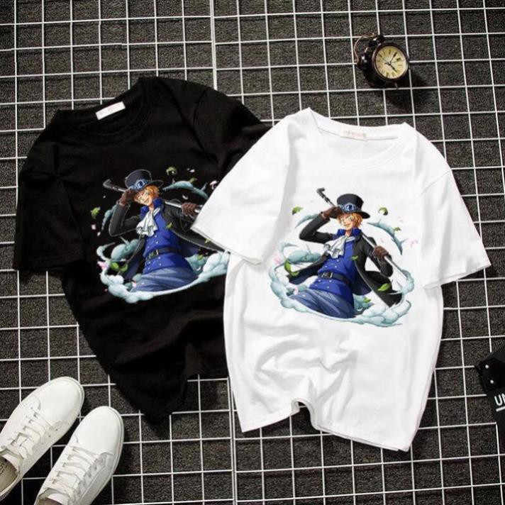 Áo Thun Áo Phông OnePiece - Sabo Thủ Lĩnh OP451 (Áo màu trắng)