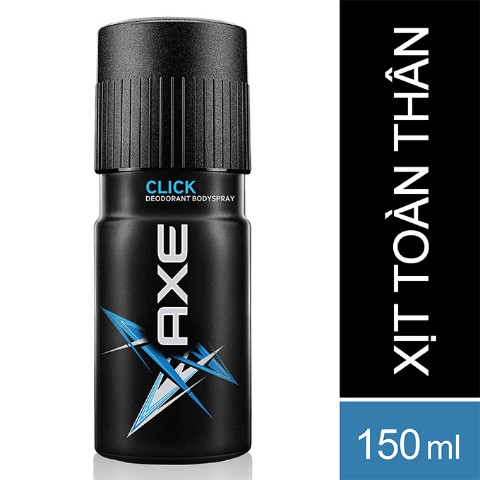 Xịt ngăn mùi toàn thân Axe Click 150ml