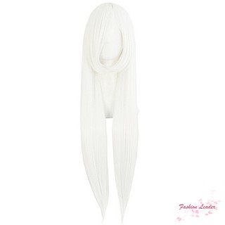 Bộ tóc giả dài màu trắng bạch kim cá tính