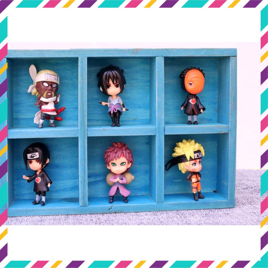 Mô Hình Naruto, Kakashi, Itachi...Bộ 12 Mô Hình ChiBi Siêu Đẹp Dễ Thương - Tượng Figure Naruto