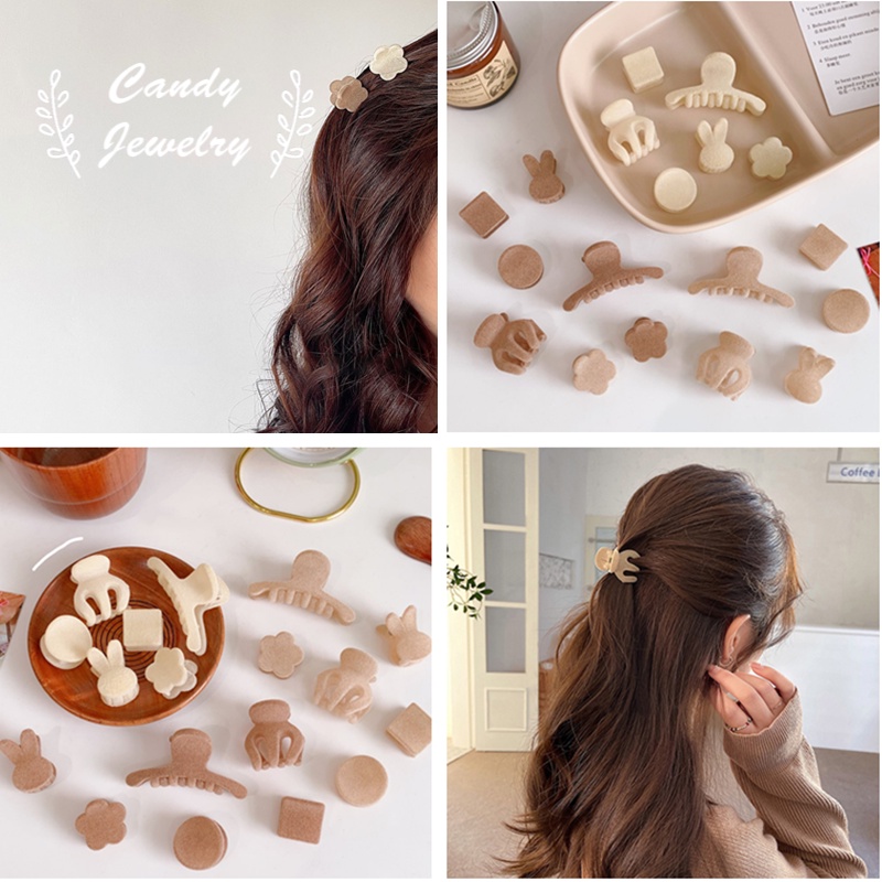 Kẹp tóc thiết kế hình học phong cách đơn giản thời trang dành cho nữ